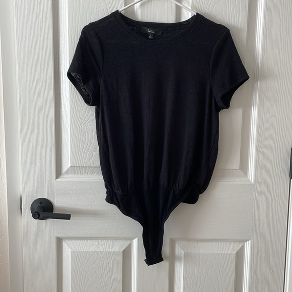 Lulus Easy Beauty black knit bodysuit - Picture 4 of 10
